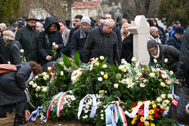 HUNGARY AGNES KELETI FUNERAL