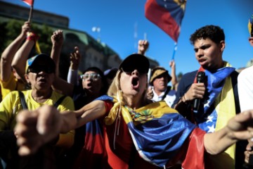 ARGENTINA VENEZUELA ELECTIONS PROTEST