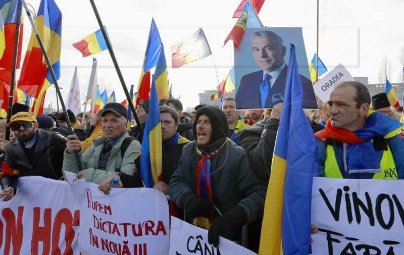 ROMANIA PRESIDENTIAL ELECTIONS PROTEST