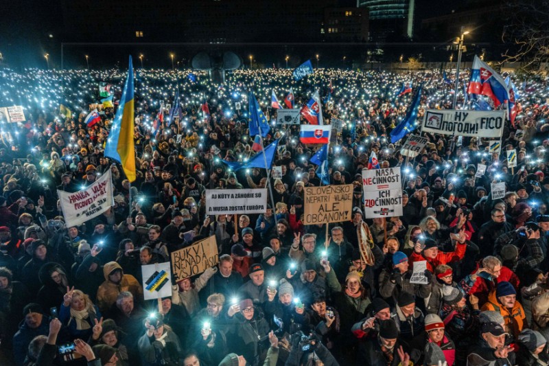 epaselect SLOVAKIA PROTEST FICO