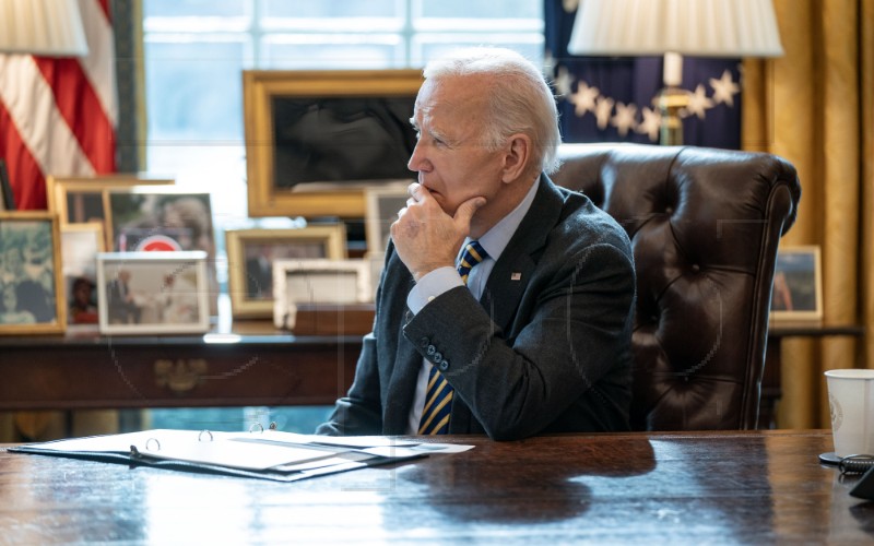 USA BIDEN BRIEFING ON CALIFORNIA WILDFIRES