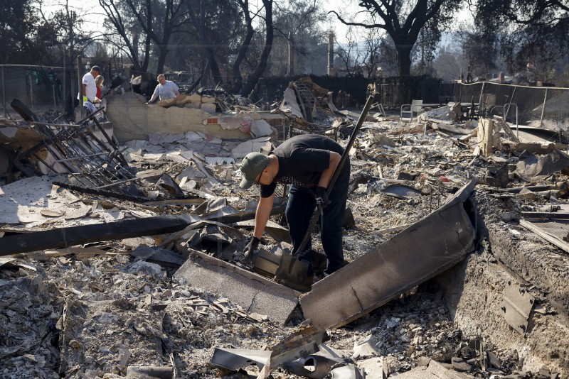 USA CALIFORNIA WILDFIRES