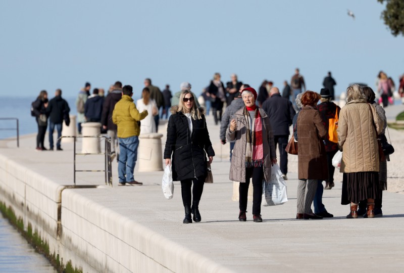 Zadar: Šetnja po lijepom i sunčanom vremenu