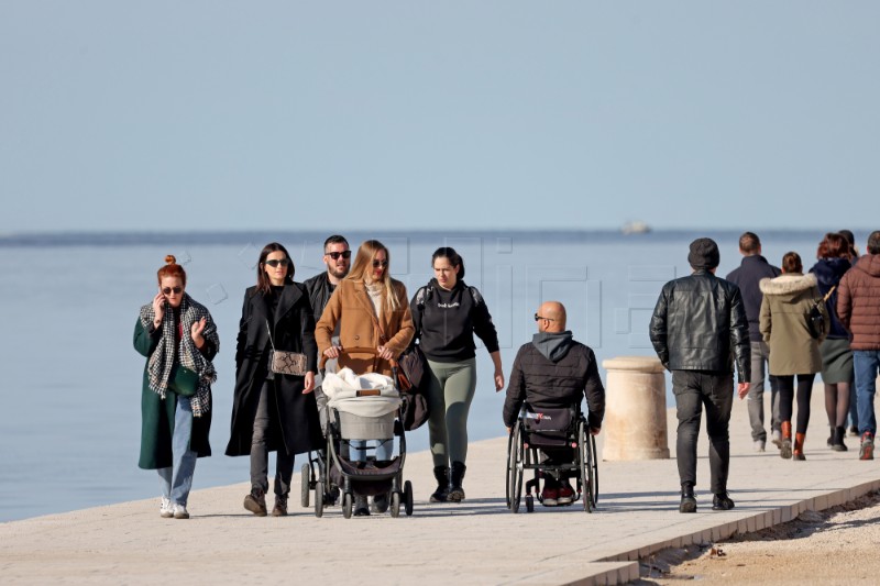 Zadar: Šetnja po lijepom i sunčanom vremenu