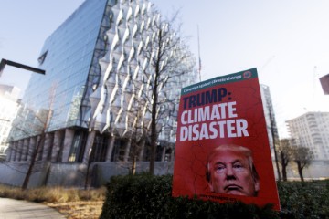 BRITAIN USA CLIMATE PROTEST