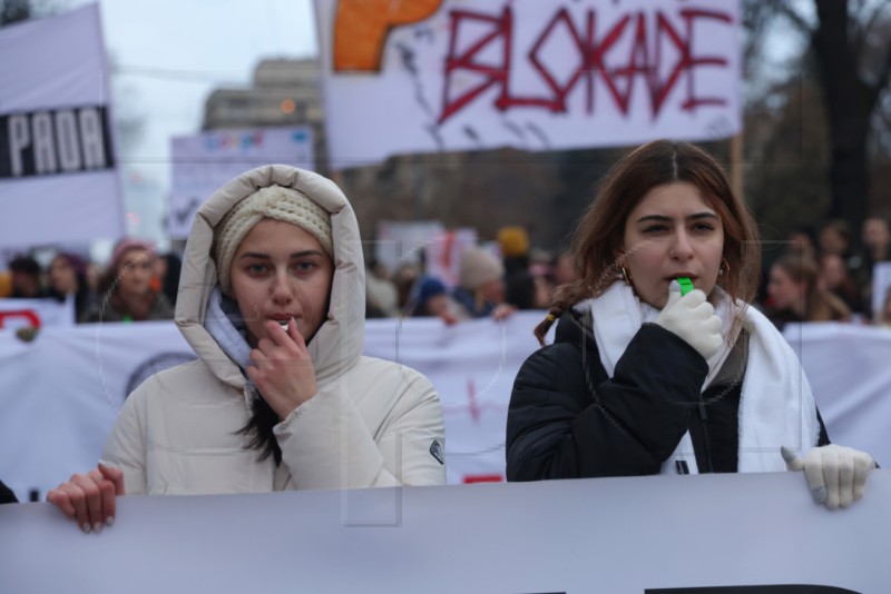 SERBIA ACCIDENT STUDENT PROTEST