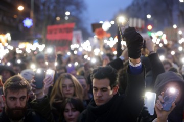 SERBIA ACCIDENT STUDENT PROTEST