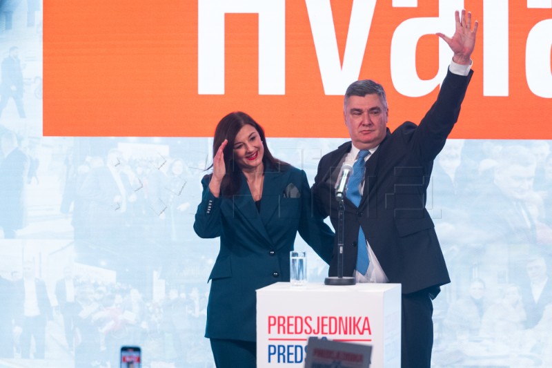 Zoran Milanović po drugi puta izabran za Predsjednika Republike Hrvatske