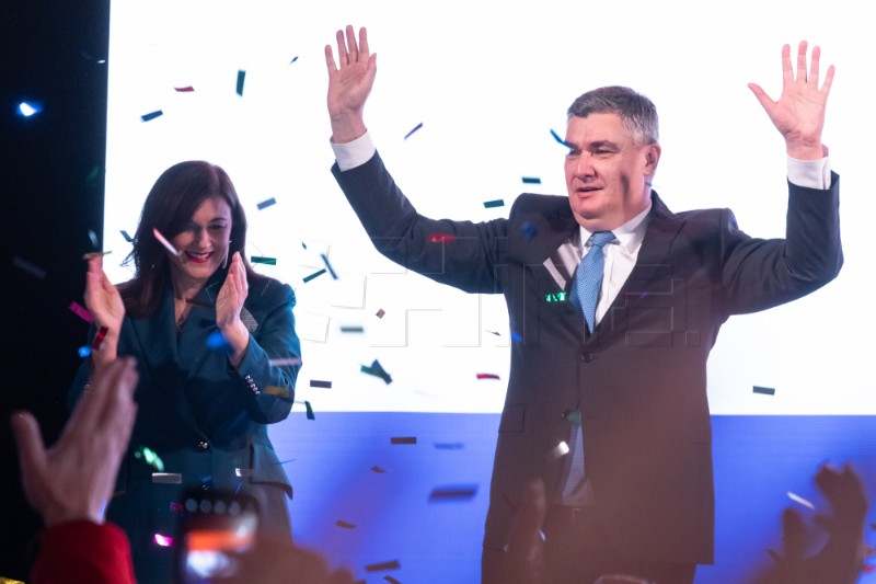 Zoran Milanović po drugi puta izabran za Predsjednika Republike Hrvatske