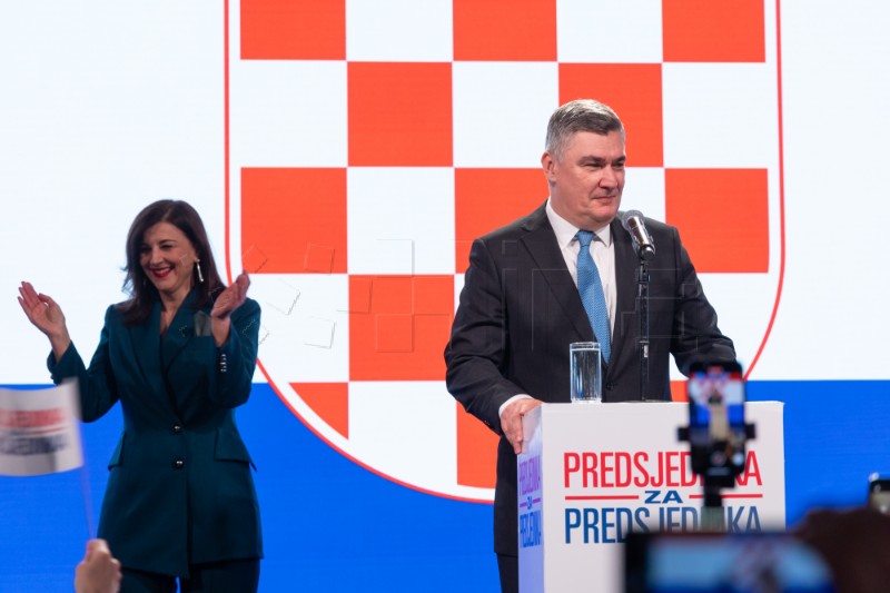 Zoran Milanović po drugi puta izabran za Predsjednika Republike Hrvatske