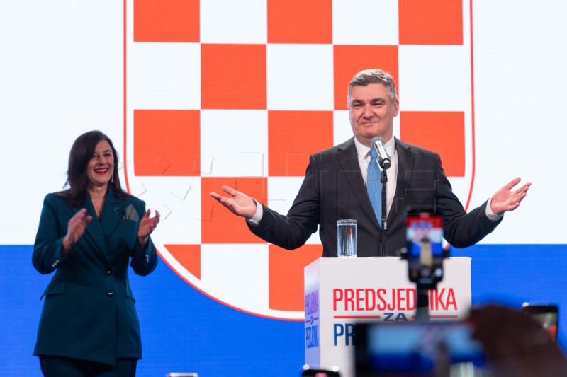 Zoran Milanović po drugi puta izabran za Predsjednika Republike Hrvatske