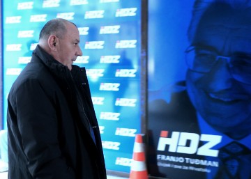 Zajednička sjednica Predsjedništva i Nacionalnog odbora HDZ-a - dolasci