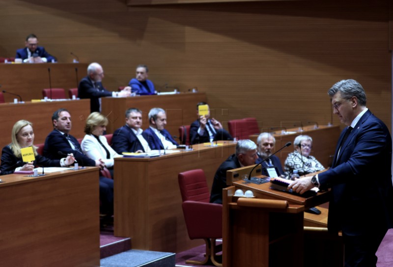 Plenković podnio Saboru izvješće o sastancima na vrhu Europske unije