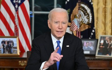 USA POLITICS BIDEN FAREWELL