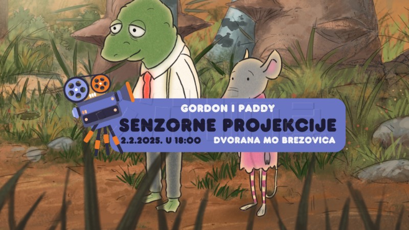 Besplatna senzorna projekcija filma "Gordon i Paddy" u Brezovici