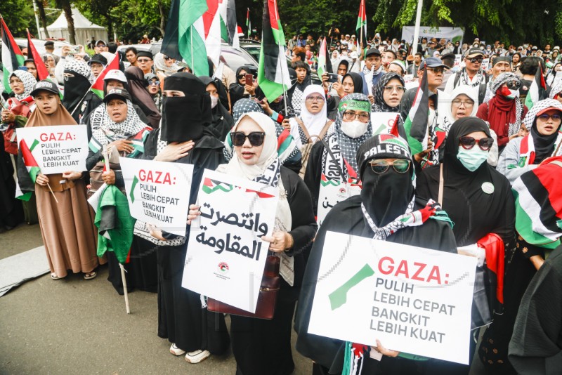 INDONESIA PROTEST ISRAEL GAZA CONFLICT