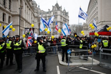 BRITAIN PROTEST ISRAEL PALESTINIANS CONFLICT