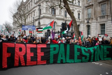 BRITAIN PROTEST ISRAEL PALESTINIANS CONFLICT