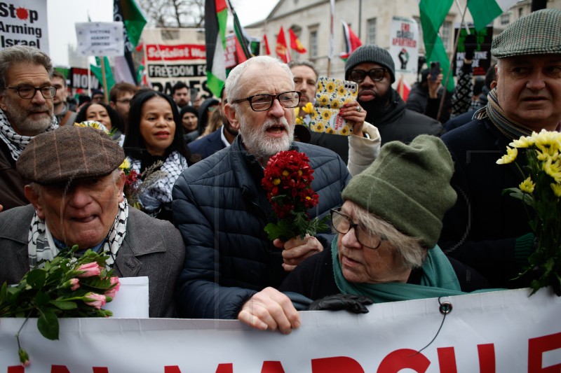 BRITAIN PROTEST ISRAEL PALESTINIANS CONFLICT