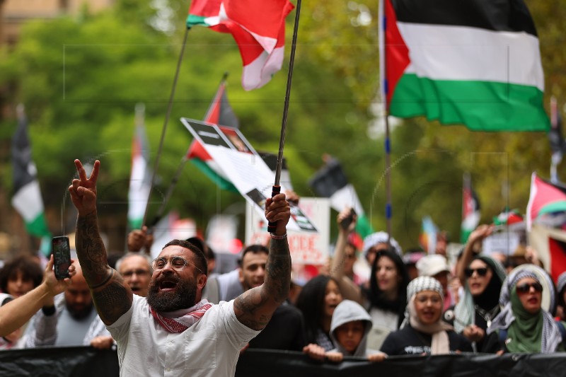 AUSTRALIA PRO PALESTINIAN RALLY