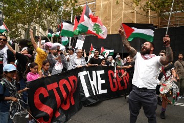 AUSTRALIA PRO PALESTINIAN RALLY