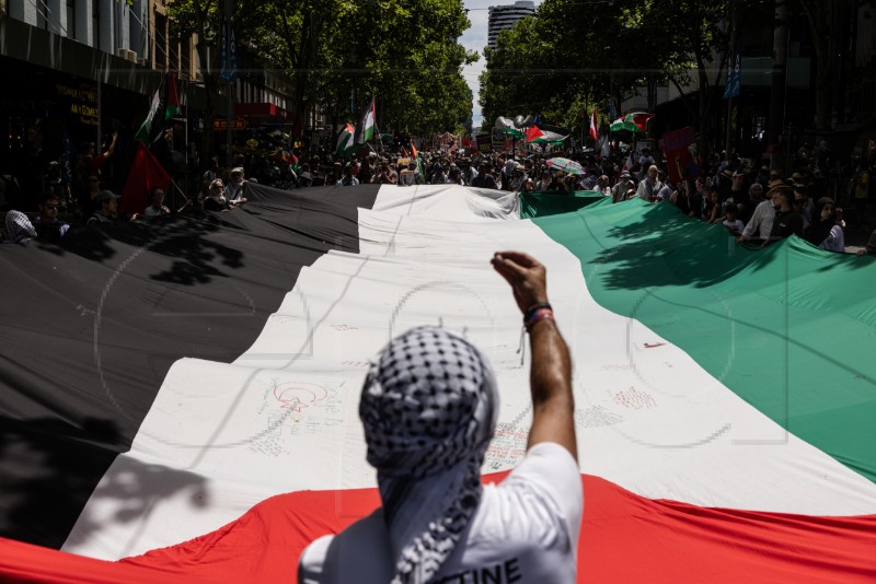 AUSTRALIA PRO PALESTINIAN DEMONSTRATION