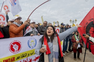 MOROCCO PROTEST