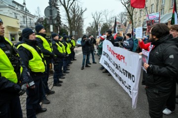 POLAND PALESTINE ISRAEL CONFLICT PROTEST