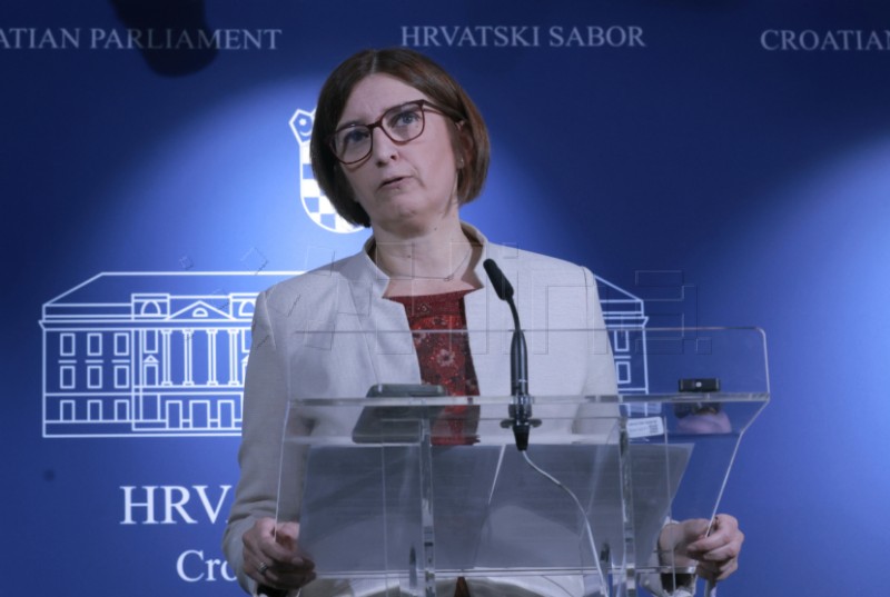 Saborska zastupnica Marijana Puljak održala konferenciju za medije