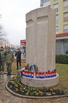 Odana počast poginulim hrvatskim braniteljima 4. gardijske brigade Pauci