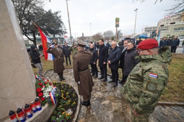 Odana počast poginulim hrvatskim braniteljima 4. gardijske brigade Pauci