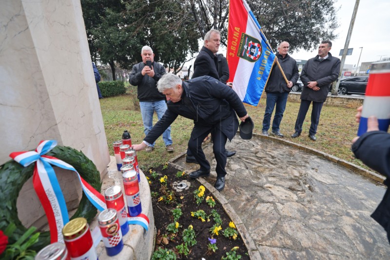 Odana počast poginulim hrvatskim braniteljima 4. gardijske brigade Pauci