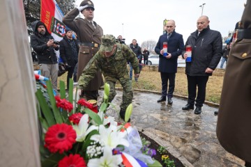 Odana počast poginulim hrvatskim braniteljima 4. gardijske brigade Pauci