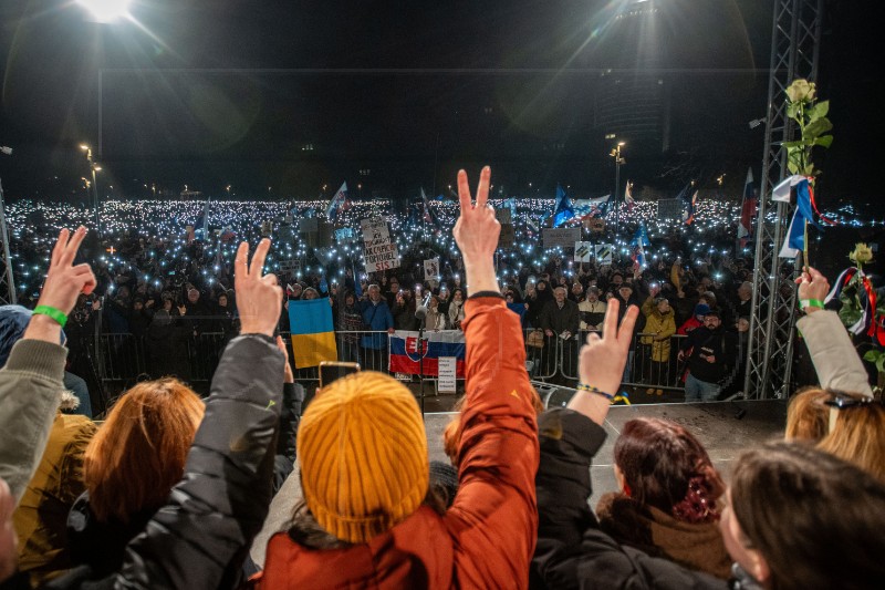 SLOVAKIA PROTEST