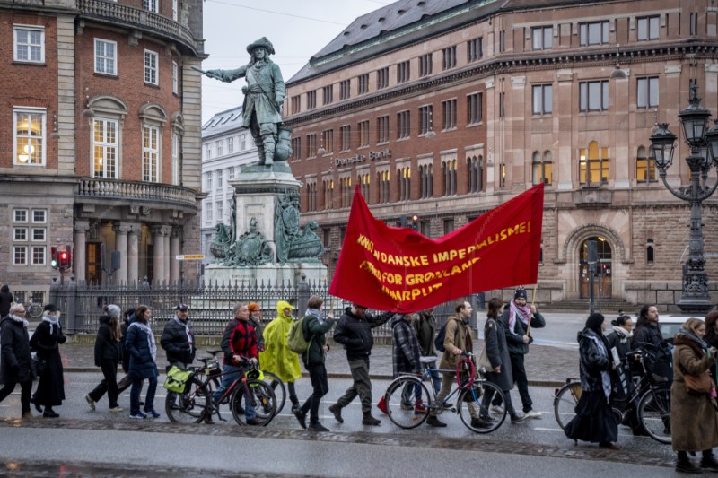 DENMARK USA PROTEST