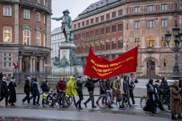 DENMARK USA PROTEST