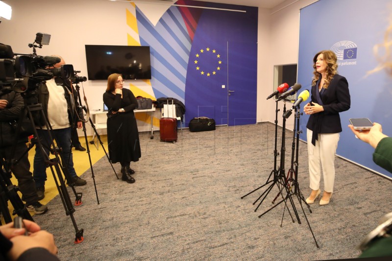 Konferencija za medije europarlamentarke Biljane Borzan