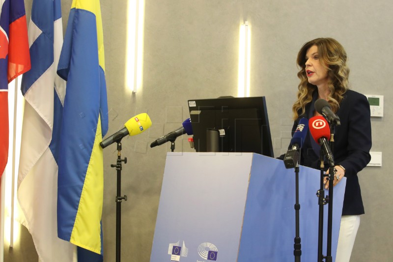 Konferencija za medije europarlamentarke Biljane Borzan