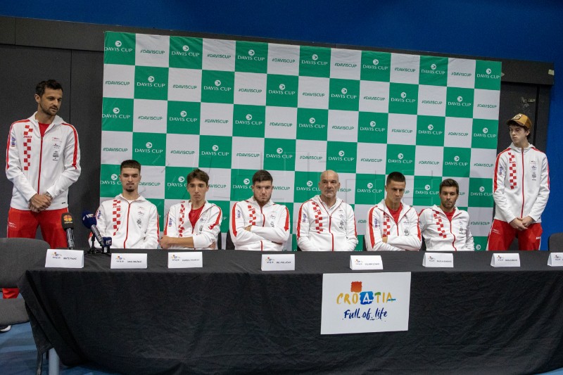 Konferencija za medije Davis Cup reprezentacije Hrvatske