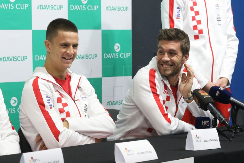 Konferencija za medije Davis Cup reprezentacije Hrvatske