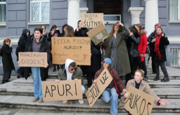 Rijeka: Riječki studenti podržali svoje kolege iz Osijeka  