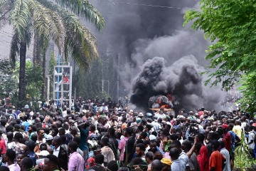 DR CONGO RWANDA PROTEST