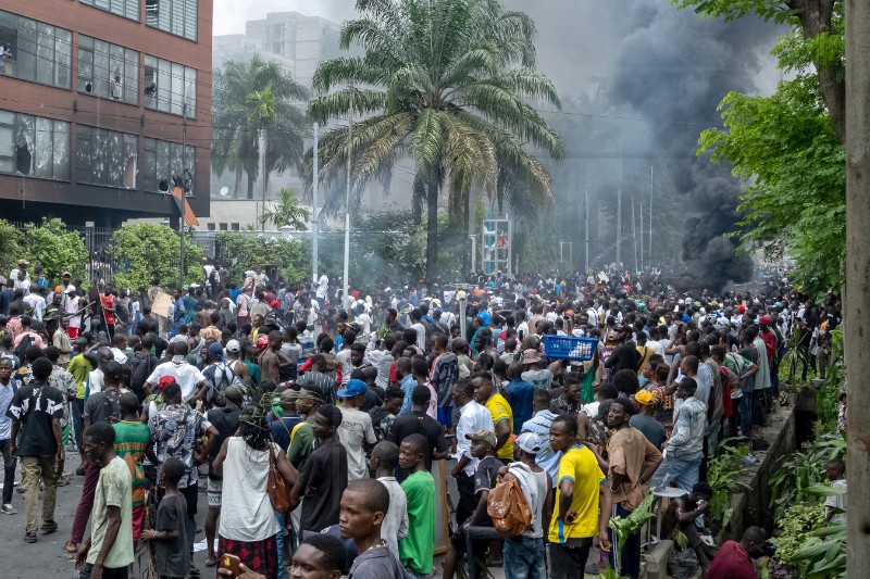 DR CONGO RWANDA PROTEST