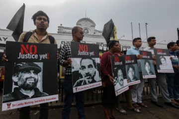 SRI LANKA MEDIA PROTEST