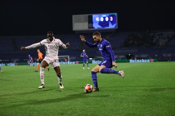 Susret 8. kola nogometne Lige prvaka Dinamo - Milan