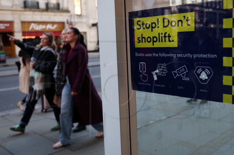 BRITAIN CRIME SHOPLIFTING RETAIL 