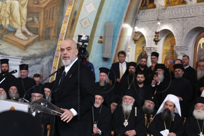 ALBANIA ORTHODOX CHURCH FUNERAL