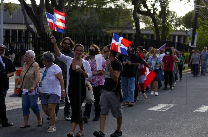 PUERTO RICO USA IMMIGRATION PROTEST