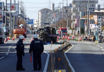 JAPAN ACCIDENT SINKHOLE