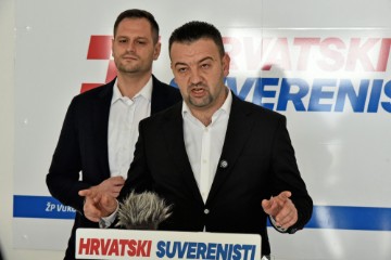 Konferencija za medije Hrvatskih suverenista 